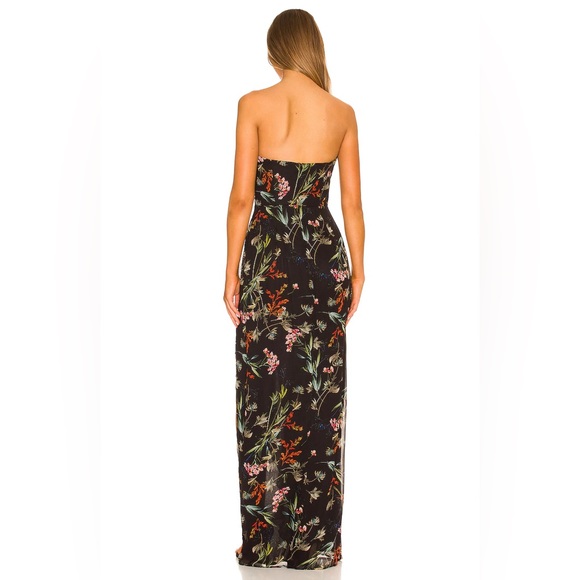 Katie May Baby Cakes Gown in Black Floral size Small NWT - Picture 4 of 13